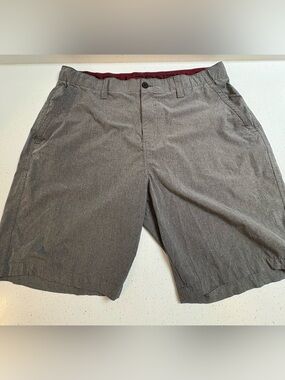 Denali Heather Gray Stretch Men's Shorts 38